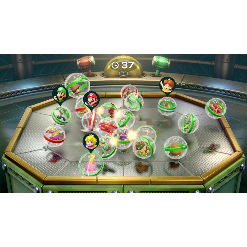 Captura de pantalla del gameplay de Super Mario Party para Nintendo Switch mostrando una divertida partida entre amigos