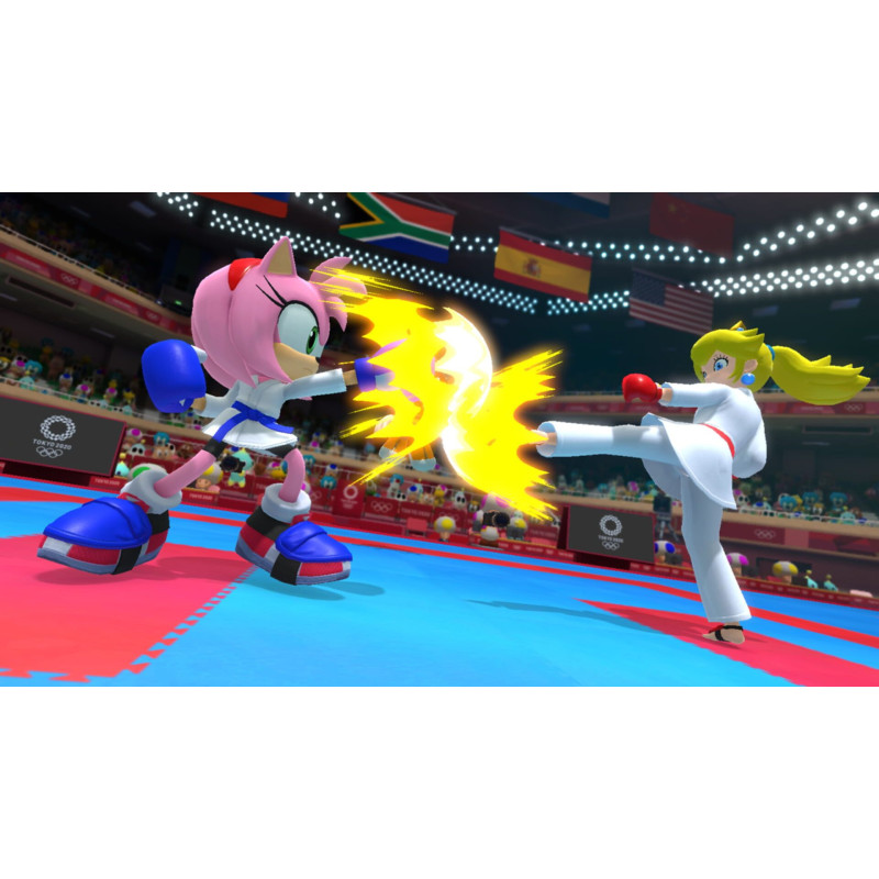 Captura de pantalla del gameplay de Mario & Sonic en los Juegos Olímpicos de Tokio 2020 para Nintendo Switch