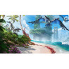Captura de pantalla del gameplay de Horizon Forbidden West para PlayStation 4 mostrando acción en el mundo abierto