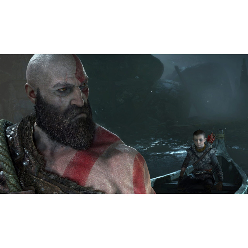 Captura de pantalla del gameplay de God of War para PlayStation 4 mostrando acción intensa y gráficos impresionantes