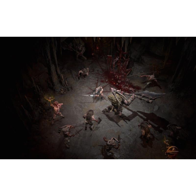 Captura de pantalla del gameplay de Diablo IV en PlayStation 5 mostrando acción intensa y gráficos impresionantes