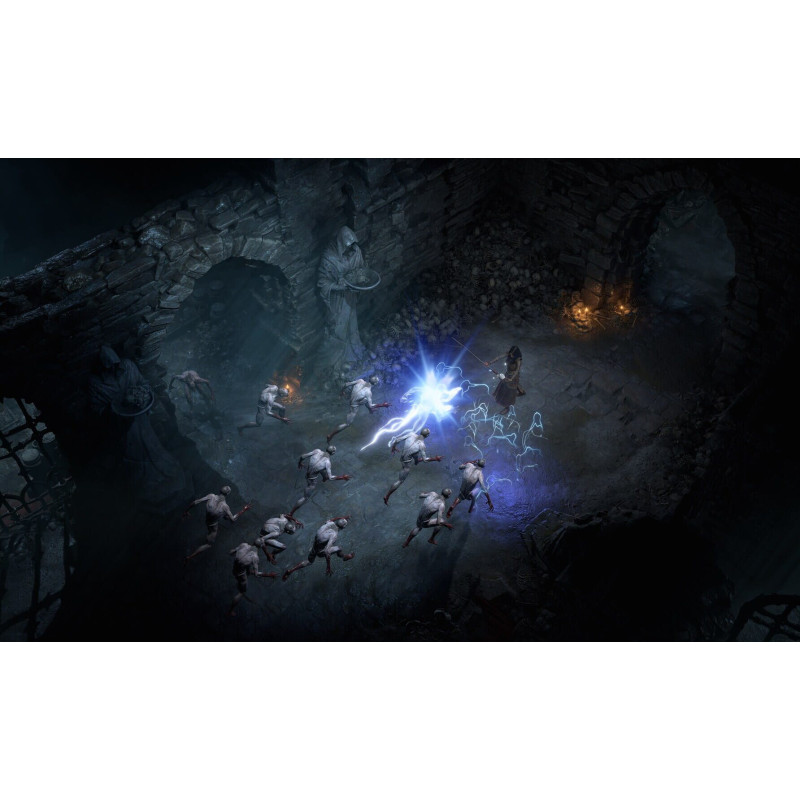 Captura de pantalla del gameplay de Diablo IV en PlayStation 5 mostrando acción intensa y gráficos impresionantes
