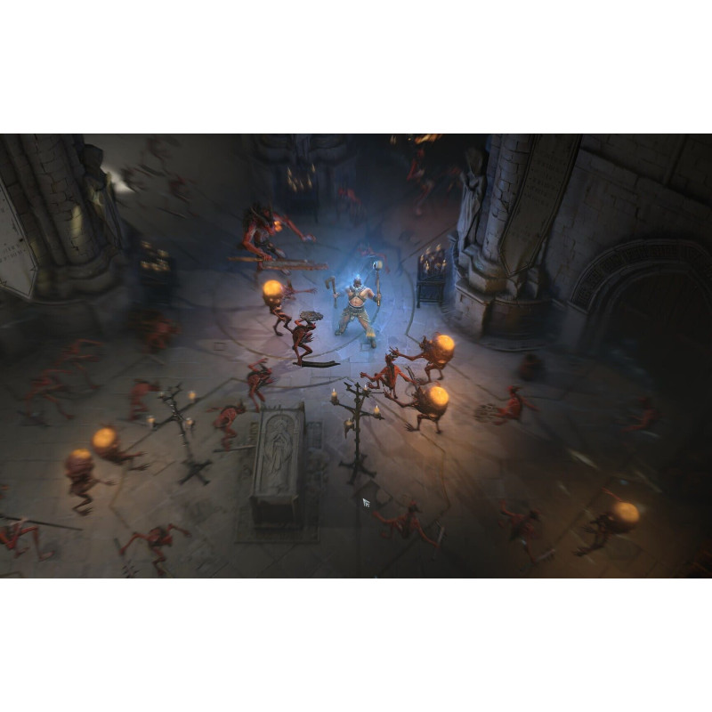 Captura de pantalla del gameplay de Diablo IV en PlayStation 5 mostrando acción intensa y gráficos impresionantes