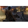 Captura de pantalla del gameplay de Red Dead Redemption 2 para Xbox mostrando una intensa escena de acción