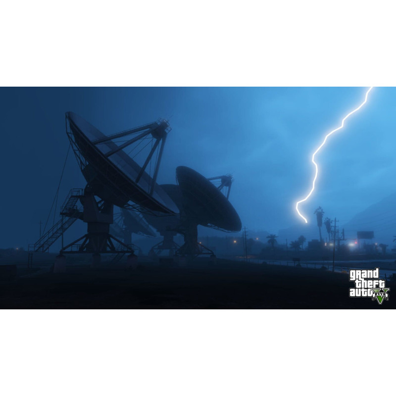 Captura de pantalla del gameplay de GTA V en PlayStation 5 mostrando acción intensa y gráficos mejorados