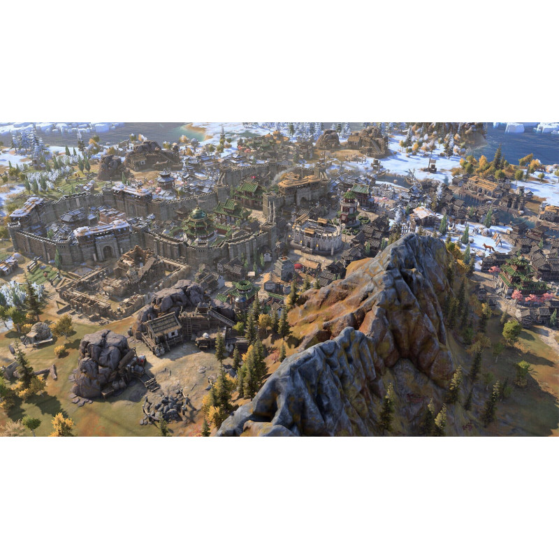 Captura de pantalla del gameplay de Civilization VII en PlayStation 5 mostrando estrategia y civilizaciones en acción