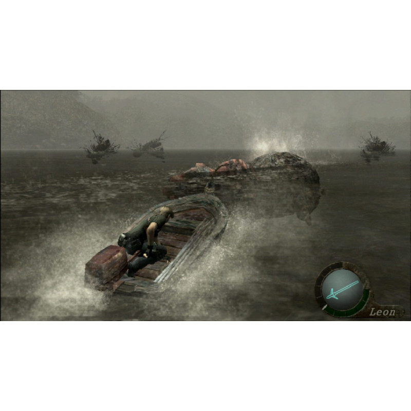 Captura de pantalla del gameplay de Resident Evil 4 Remake en PlayStation 5 mostrando acción intensa