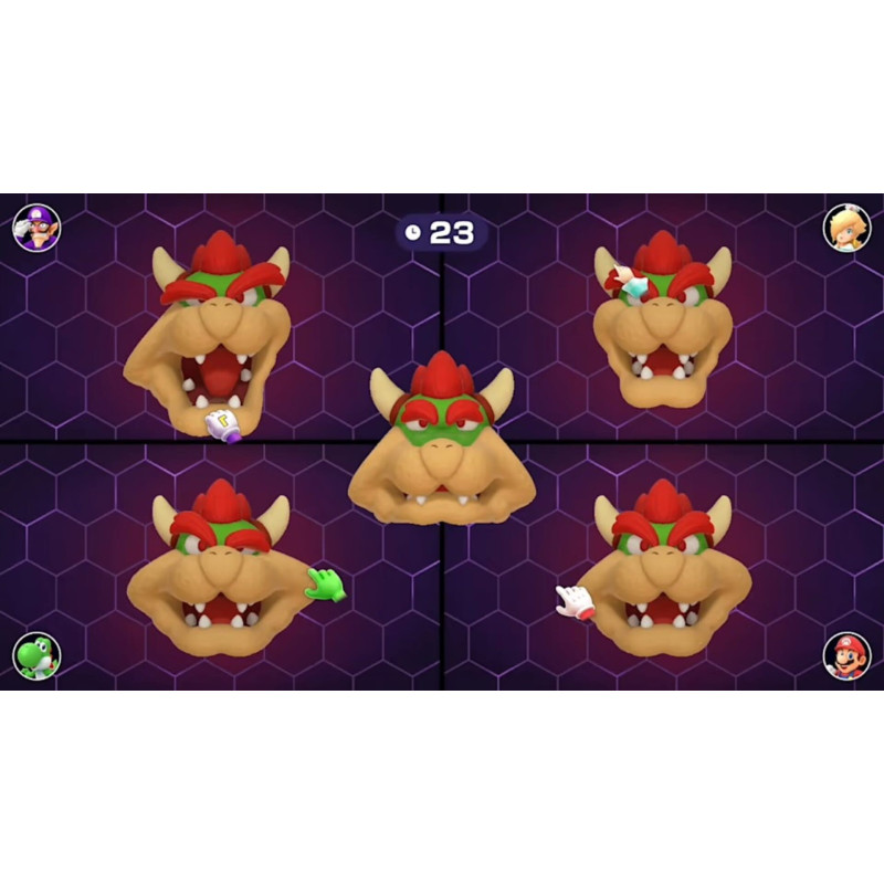 Captura de pantalla del gameplay de Nintendo Mario Party Superstars para Nintendo Switch mostrando diversión en grupo