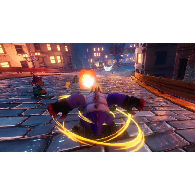 Captura de pantalla del gameplay de Nintendo CHOCOBO GP para Nintendo Switch mostrando acción en carrera