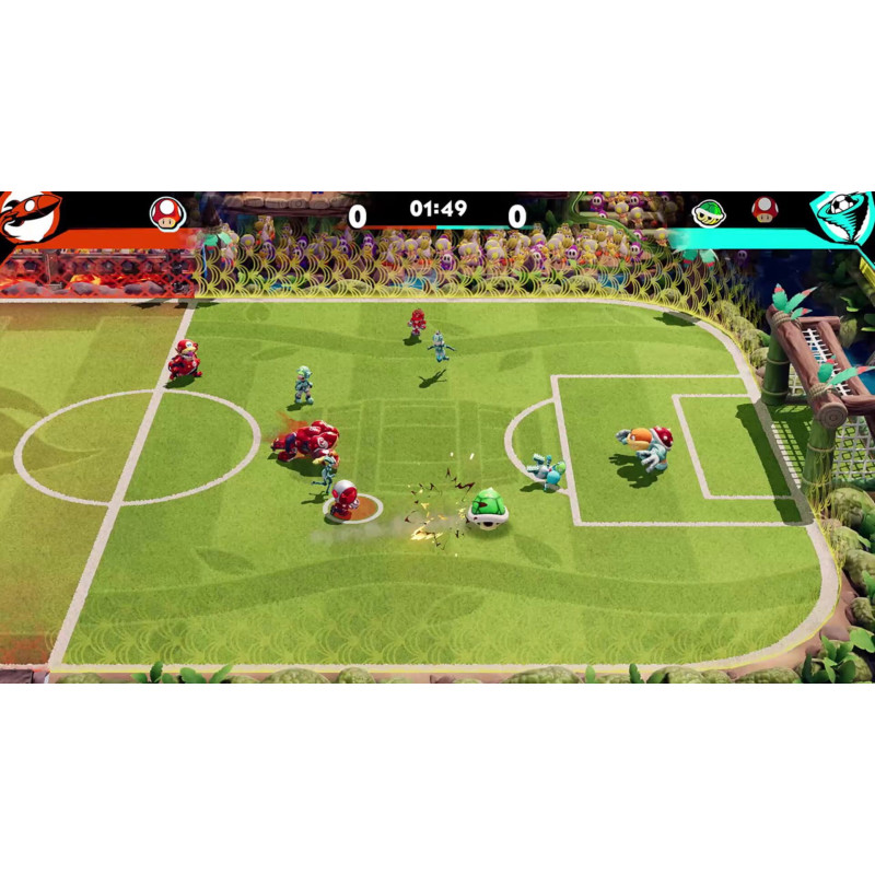 Captura de pantalla del gameplay de Nintendo MARIO STRIKERS BATTLE LEAGUE para Nintendo Switch