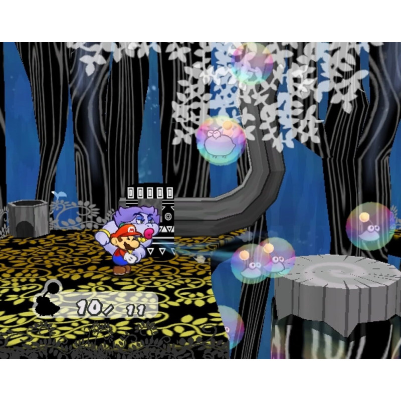 Captura de pantalla del gameplay de Paper Mario: La Puerta Milenaria para Nintendo Switch