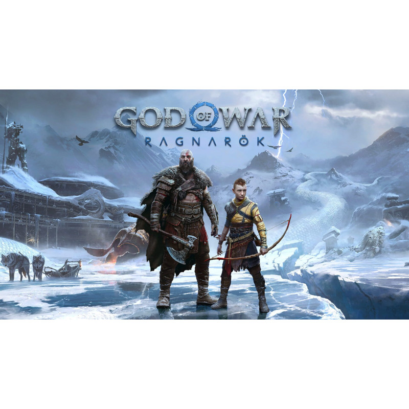Captura de pantalla del gameplay de God of War Ragnarok para PlayStation 5 mostrando acción intensa y gráficos impresionantes