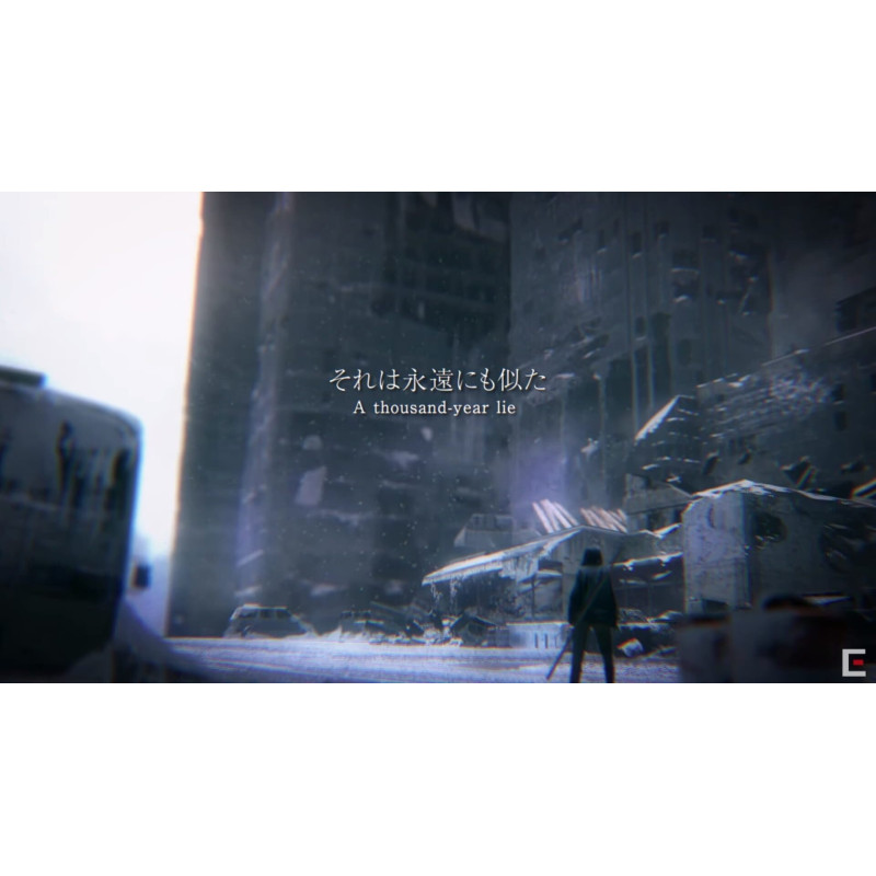 Captura de pantalla del gameplay de NieR Replicant en PlayStation 4 mostrando acción intensa y gráficos detallados