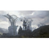 Captura de pantalla del gameplay de NieR Replicant en PlayStation 4 mostrando acción intensa y gráficos impresionantes