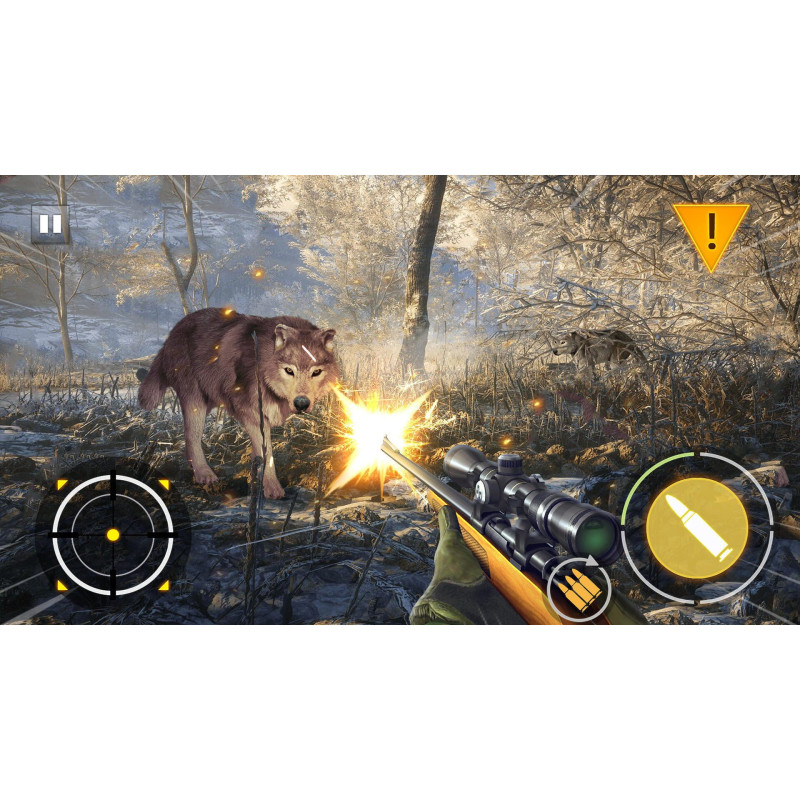 Captura de pantalla del gameplay de Hunting Simulator 2 para Nintendo Switch mostrando acción en el campo
