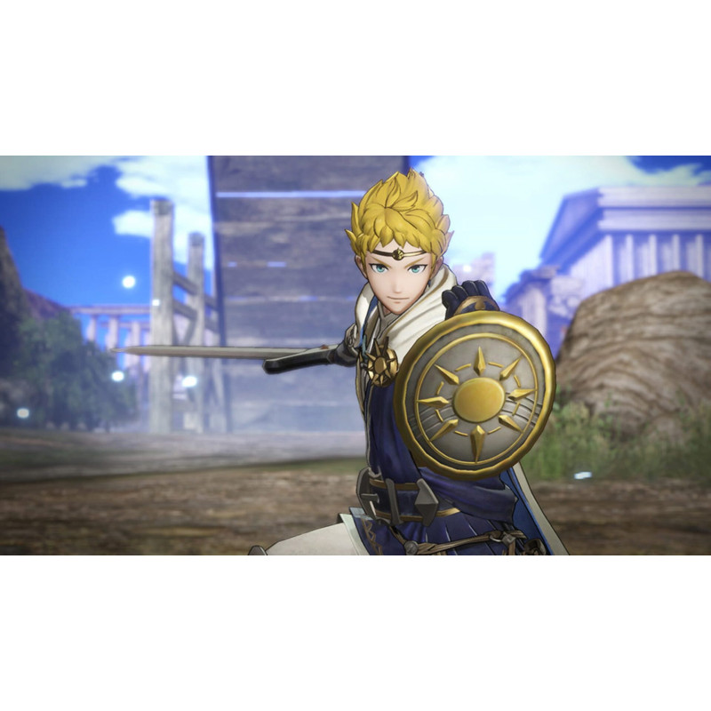 Captura de pantalla del gameplay de Fire Emblem Warriors para Nintendo Switch mostrando acción intensa en combate.