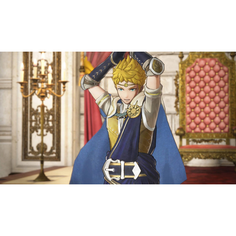 Captura de pantalla del gameplay de Fire Emblem Warriors para Nintendo Switch mostrando acción intensa y personajes icónicos