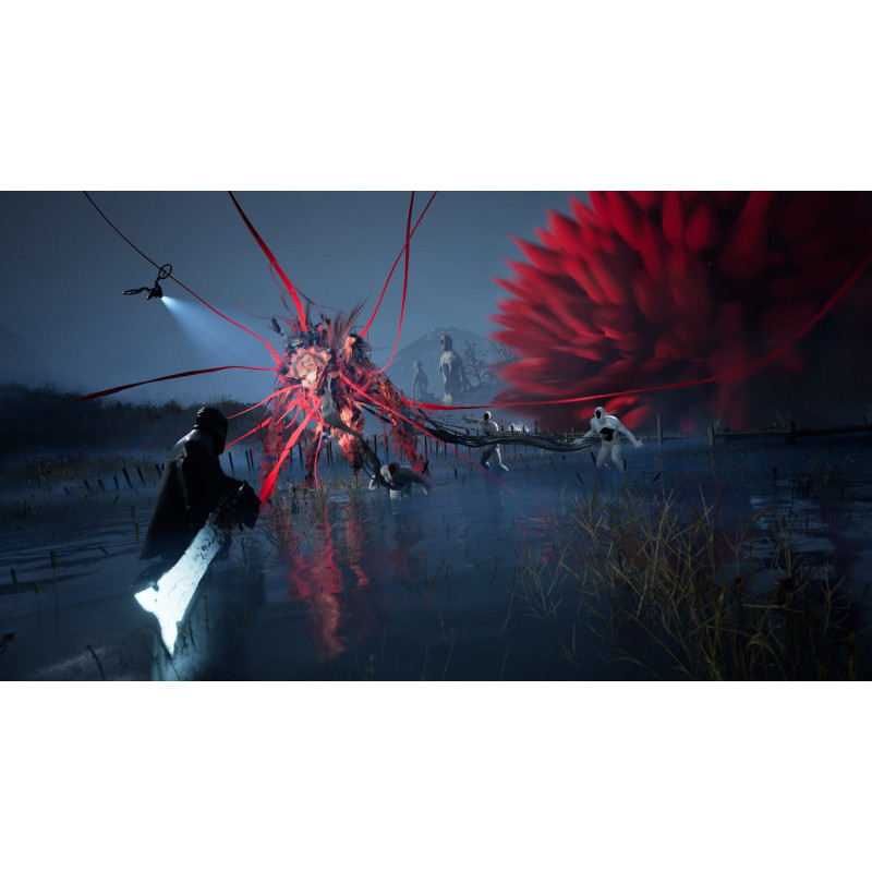 Captura de pantalla del gameplay del videojuego HELL IS US para PlayStation 5 mostrando acción intensa y gráficos detallados