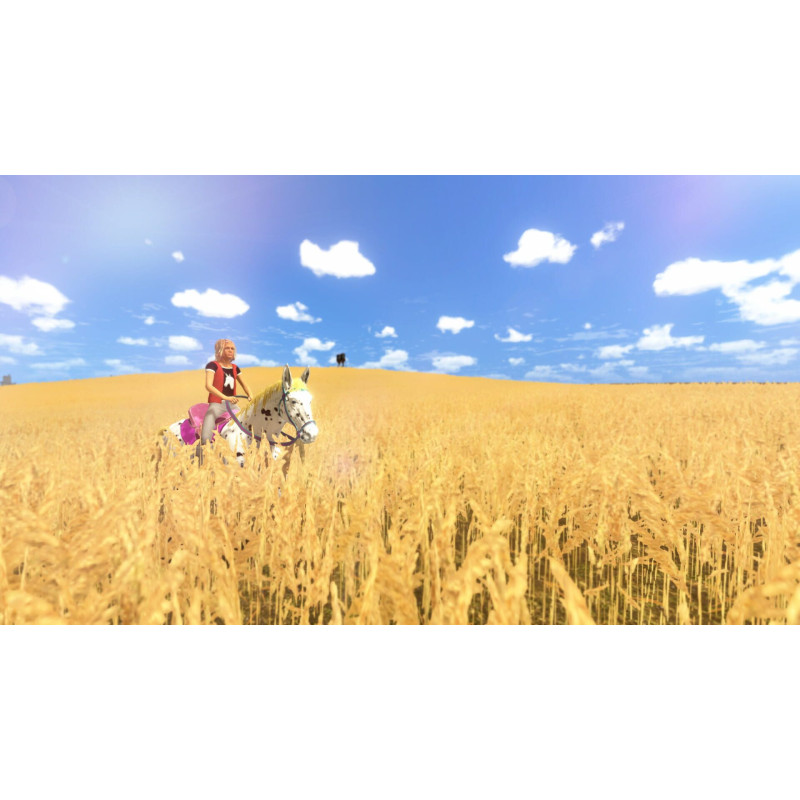 Captura de pantalla del gameplay de Unicorn Princess para Nintendo Switch mostrando una escena mágica del juego.
