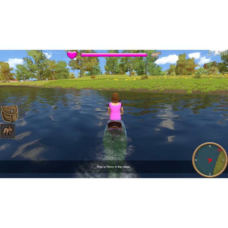 Captura de pantalla del gameplay de Unicorn Princess para Nintendo Switch mostrando una escena mágica del juego