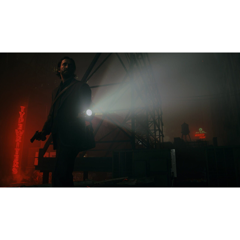 Captura de pantalla del gameplay de Alan Wake 2 - Deluxe Edition para PlayStation 5 mostrando acción intensa
