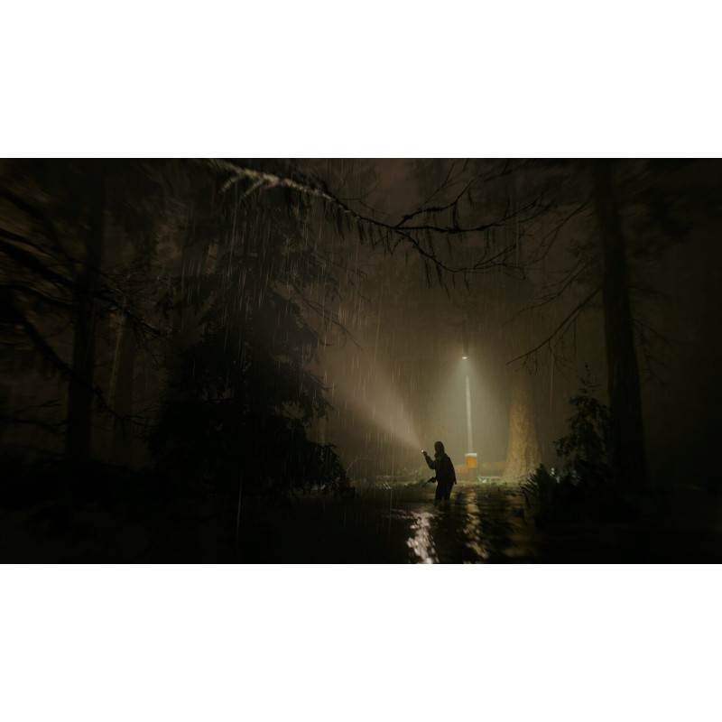 Captura de pantalla del gameplay de Alan Wake 2 - Deluxe Edition para PlayStation 5 mostrando acción intensa