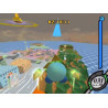 Captura de pantalla del gameplay de Kirby Air Riders para Nintendo Switch mostrando acción en el juego